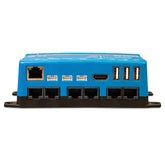 Back view of Victron Cerbo GX showing all available ports including VE.Direct, VE.Bus, and VE.Can connections